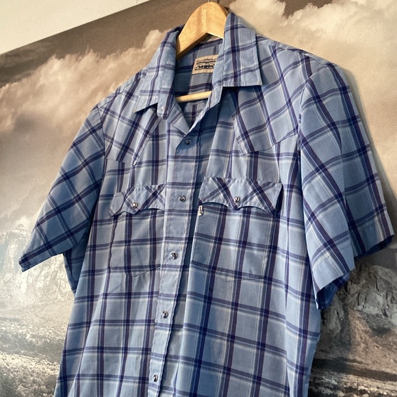 Vintage Levi’s short sleeve Pearl snap western shirt - Picture 2 of 8